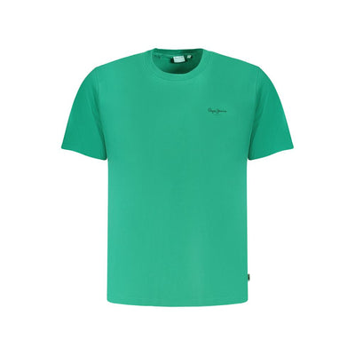 T-shirt en coton vert Pepe Jeans