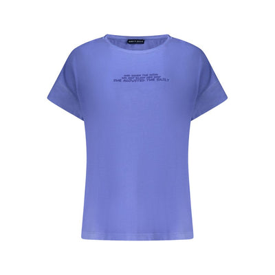 North Sails Blue Cotton Women T-Shirt
