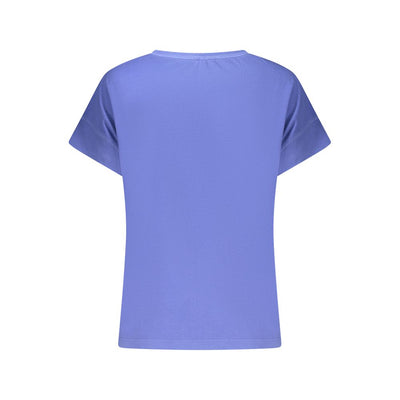 North Sails Blue Cotton Women T-Shirt