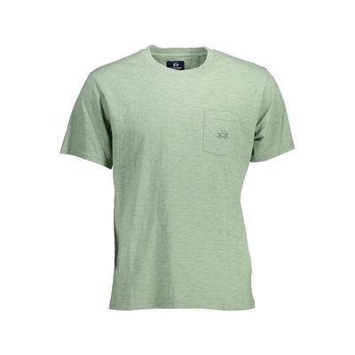 La Martina Groen Katoenen Heren T-shirt