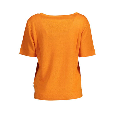 Gant Oranje Linnen Dames Top