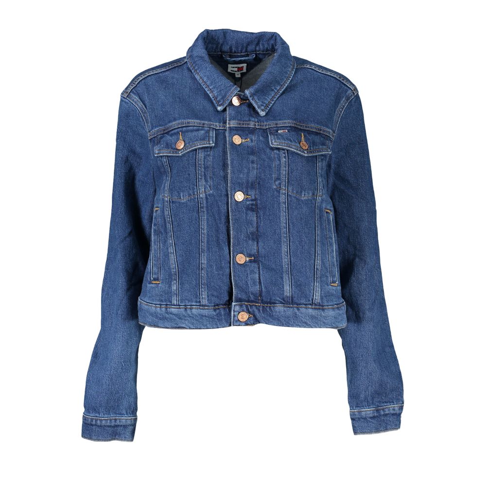 Tommy Hilfiger Blauw Katoenen Damesjack