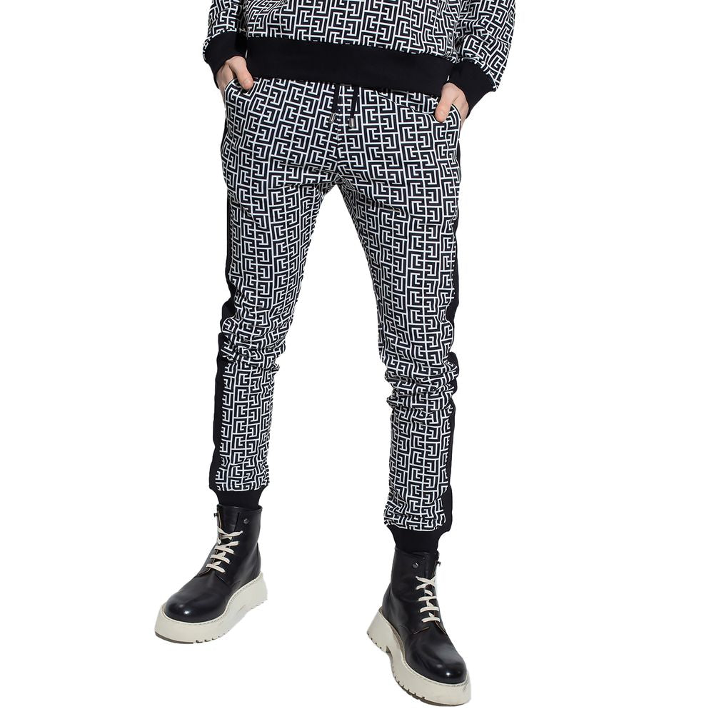 Balmain zwarte katoenen jeans en broek