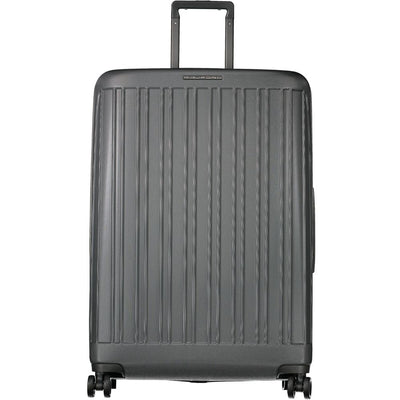 Valise Piquadro grise en polycarbonate pour homme