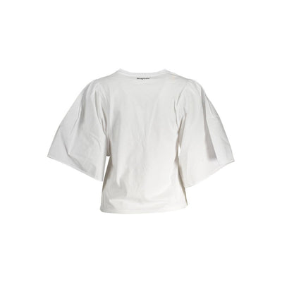 Haut en coton blanc Desigual pour femme