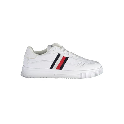 Baskets Tommy Hilfiger en cuir blanc pour homme