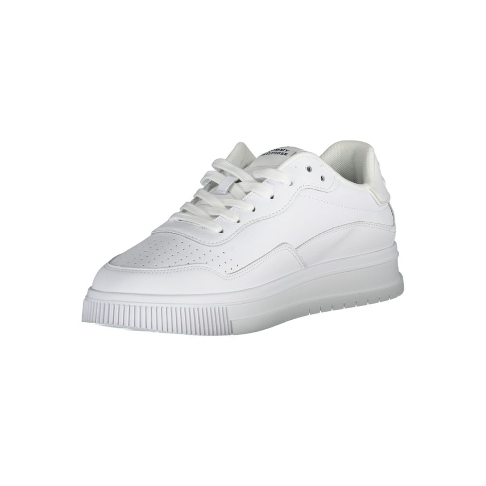 Baskets Tommy Hilfiger en cuir blanc pour homme