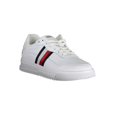 Baskets Tommy Hilfiger en cuir blanc pour homme