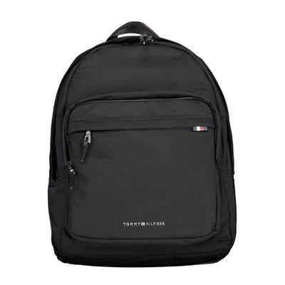 Sac à dos en polyester noir Tommy Hilfiger