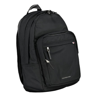Sac à dos en polyester noir Tommy Hilfiger