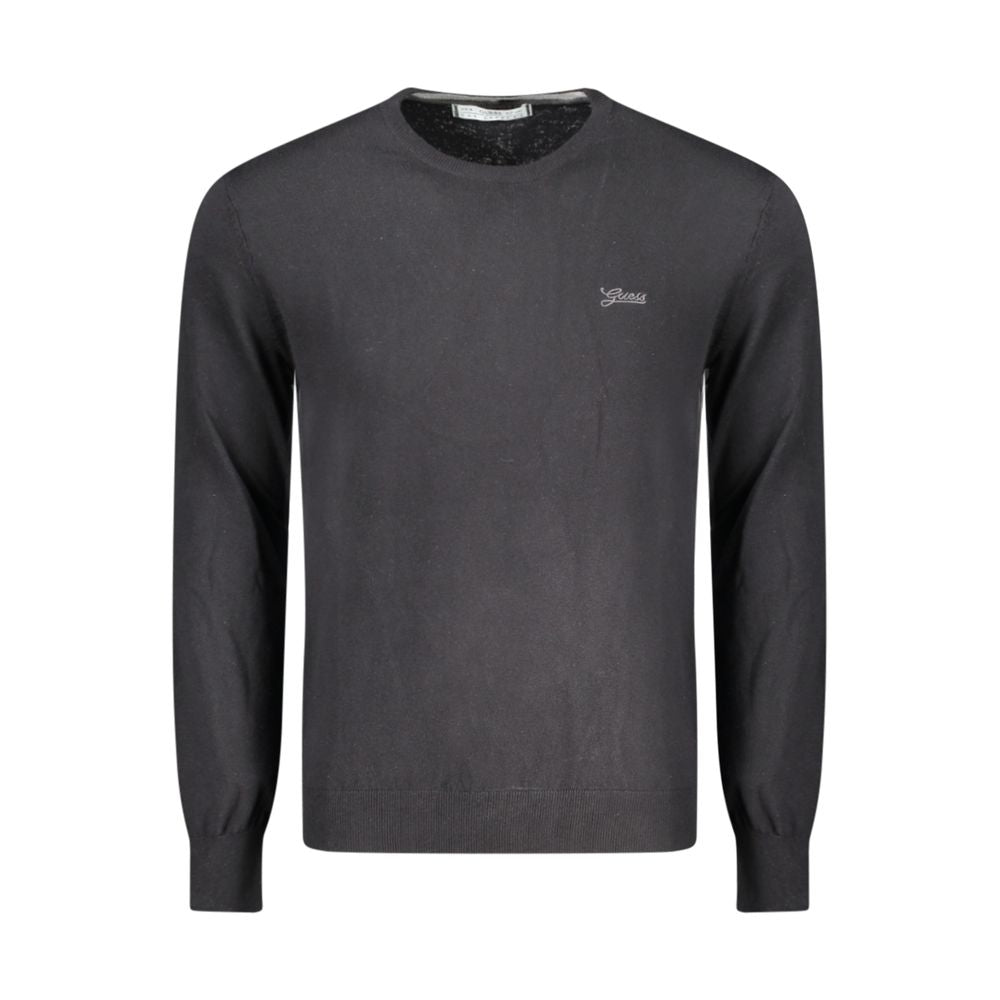 Pull Guess Jeans en coton noir pour homme
