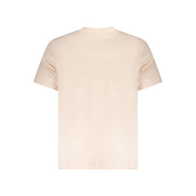 Calvin Klein Pink Cotton Men T-Shirt