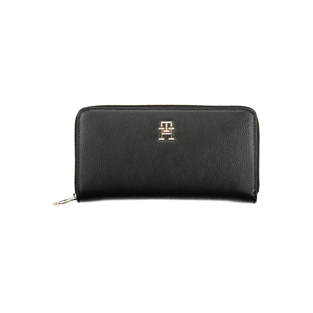 Tommy Hilfiger Zwarte Polyethyleen Dames Portemonnee