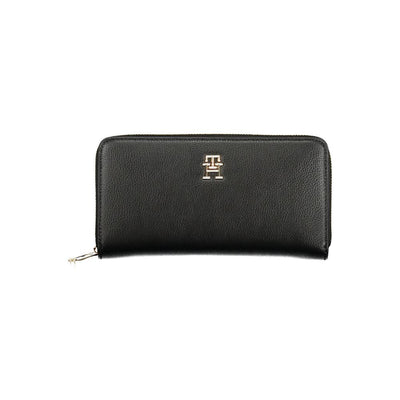 Tommy Hilfiger Zwarte Polyethyleen Dames Portemonnee
