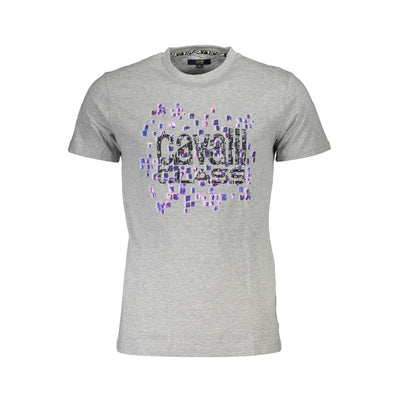 T-shirt Cavalli Class en coton marron pour homme