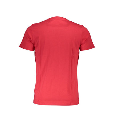 T-shirt Cavalli Class en coton rouge pour homme