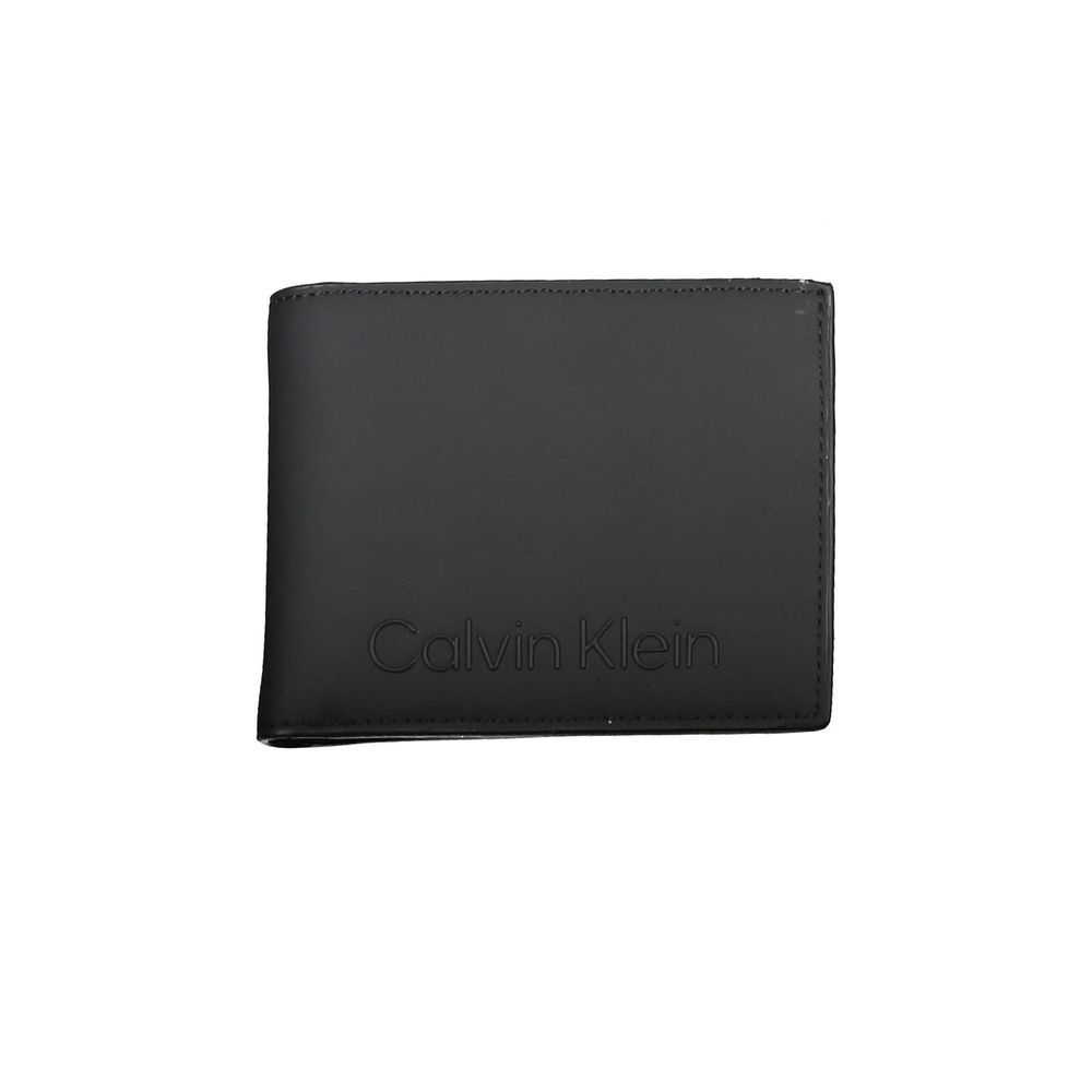 Calvin Klein Zwarte Polyester Herenportemonnee