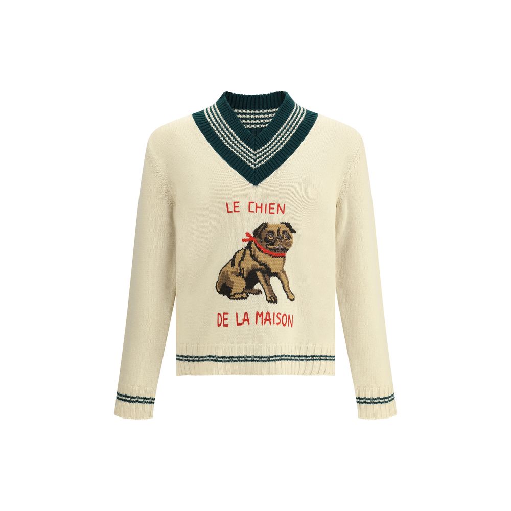 Pull en laine Valentino Le Chien De La Maison