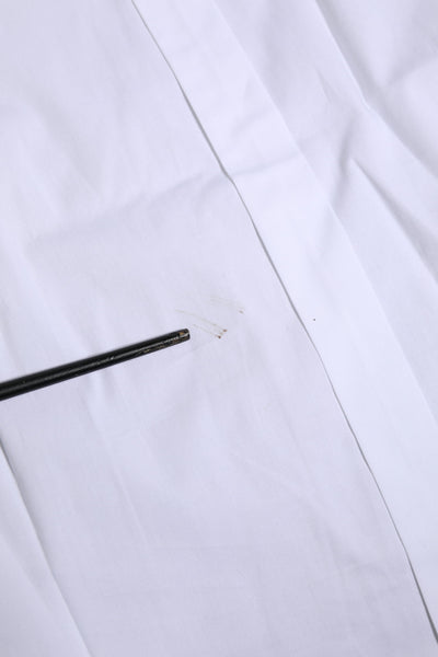 Dolce &amp; Gabbana Wit Katoenen GOUDEN Overhemd met Lange Mouwen