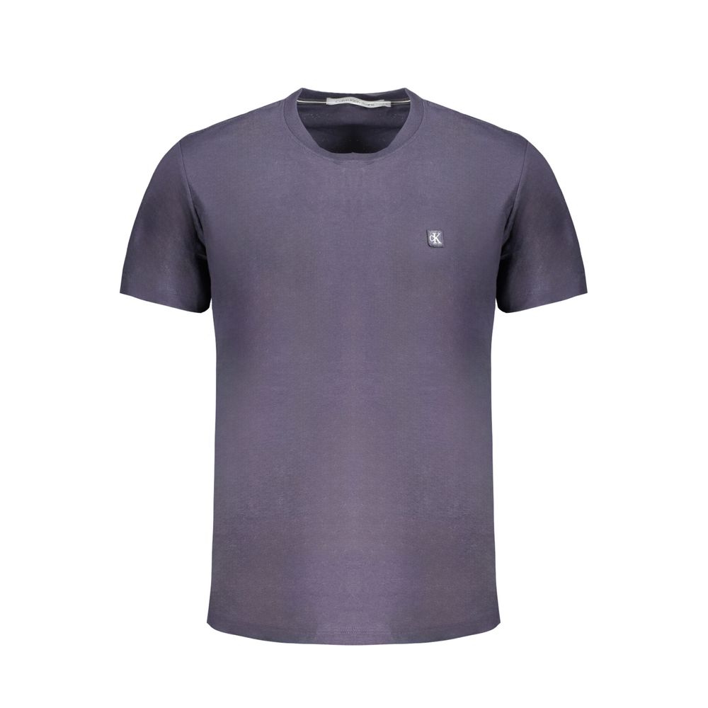 T-shirt en coton bleu Calvin Klein
