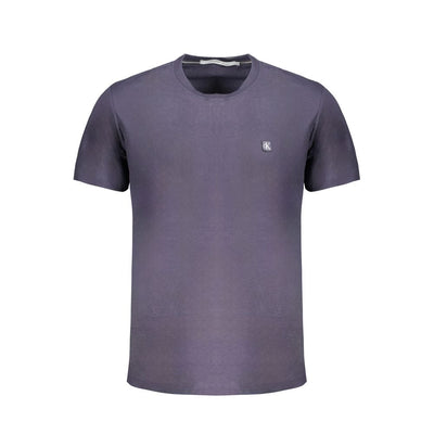 T-shirt en coton bleu Calvin Klein