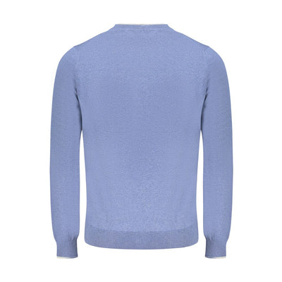 North Sails Blue Cotton Men Sweater