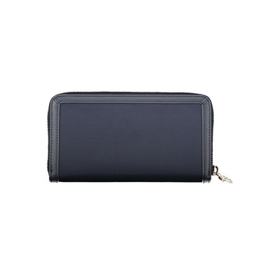 Tommy Hilfiger Chic Duurzame Blauwe Portemonnee met Veilige Rits