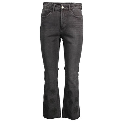 Jean Desigual en coton noir pour femme