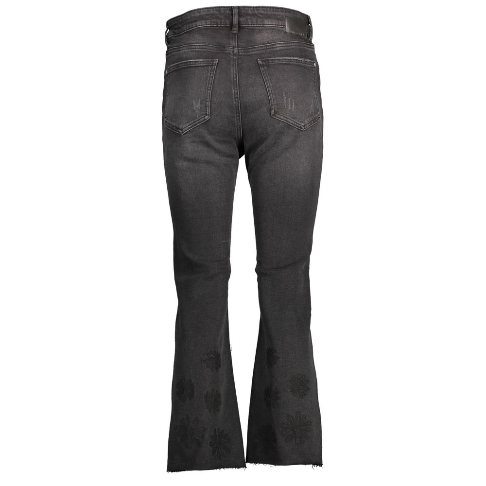 Jean Desigual en coton noir pour femme