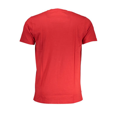 Cavalli Class Rood Katoenen T-shirt