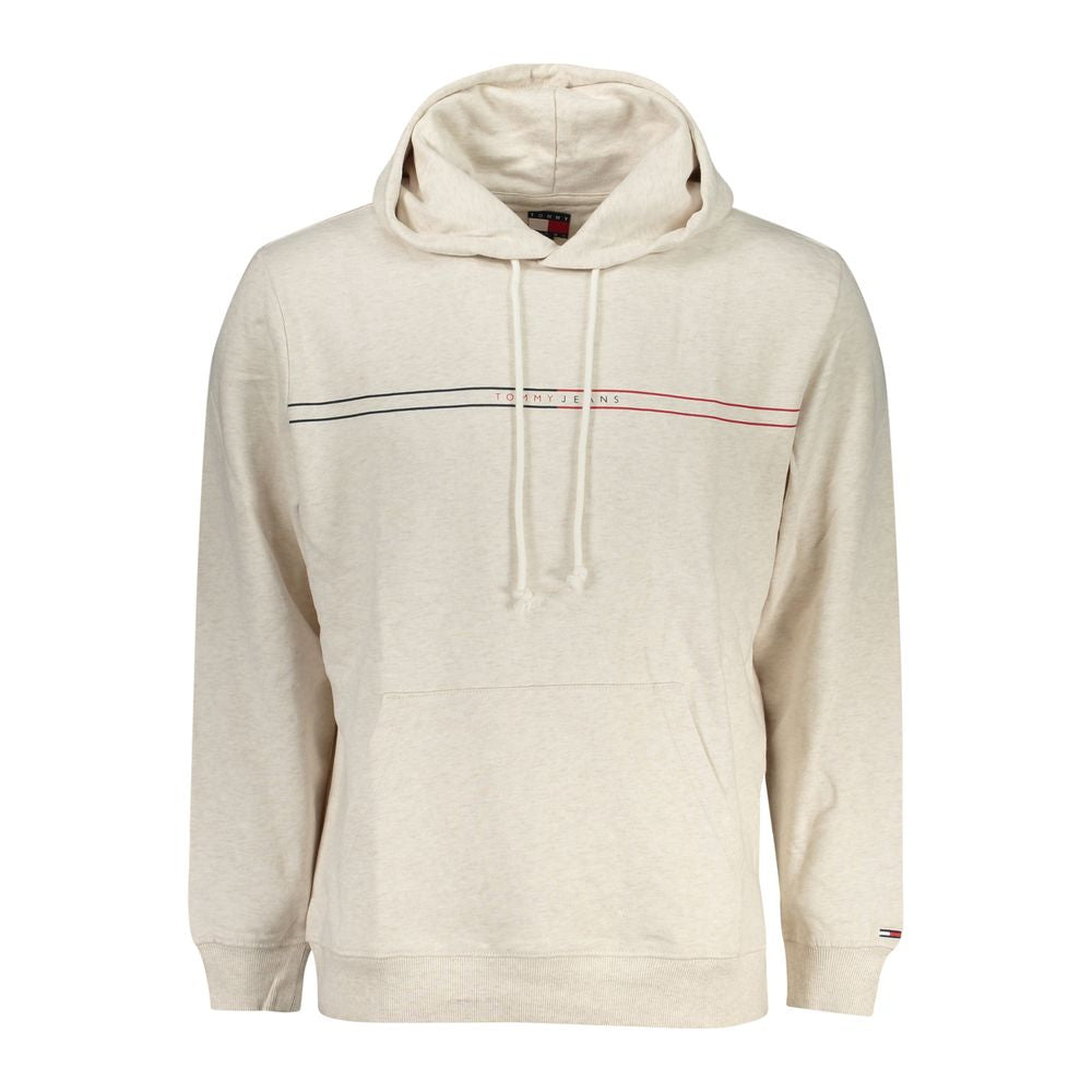 Pull homme en coton beige Tommy Hilfiger