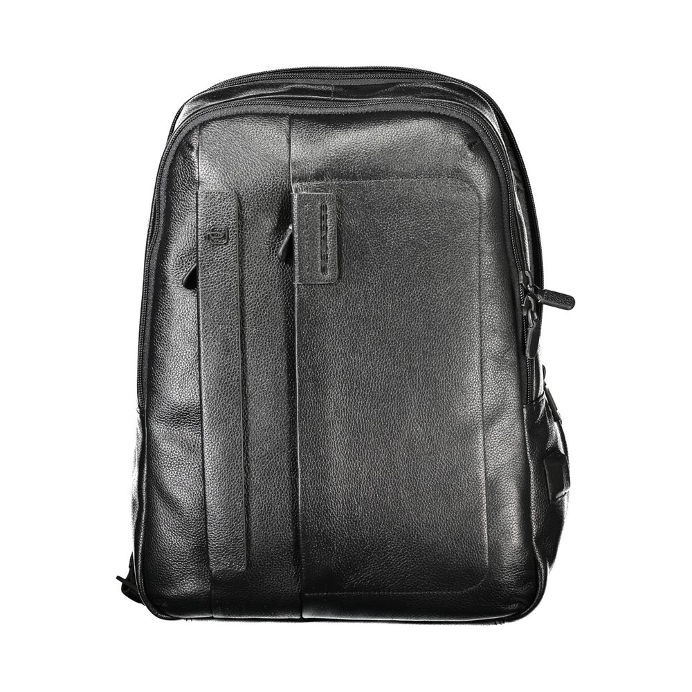 Sac à dos Piquadro en cuir noir pour homme