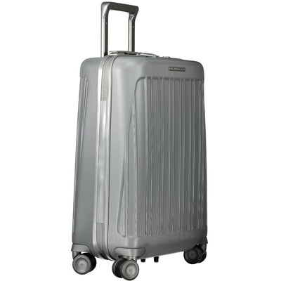 Valise Piquadro grise en polycarbonate pour homme
