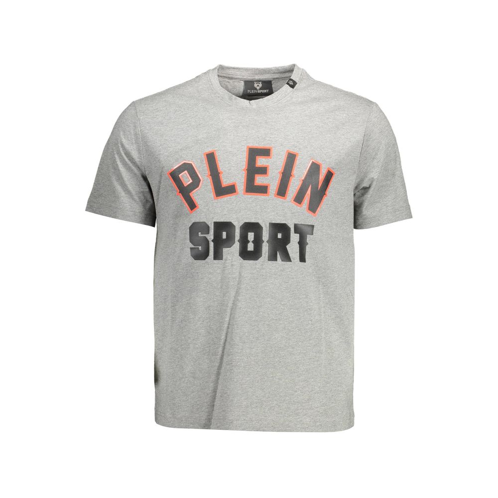 Plein Sport Grijs Katoenen Heren T-shirt