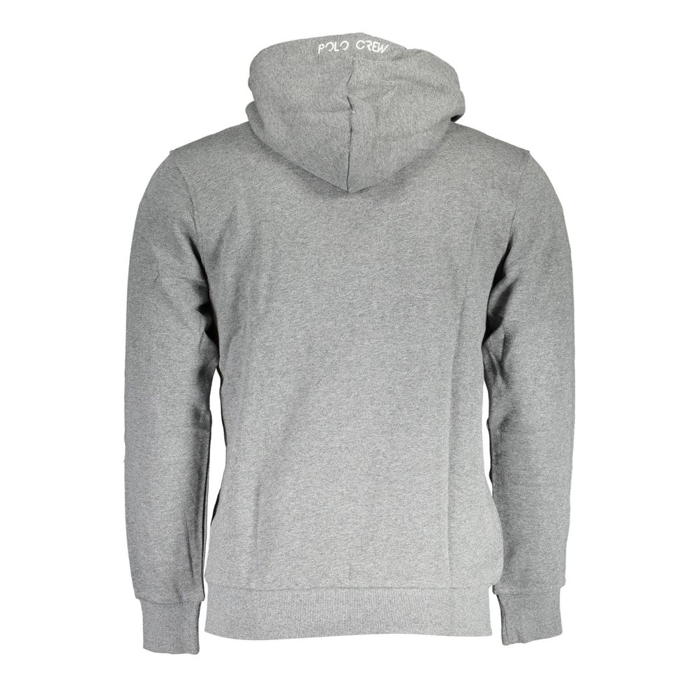 Pull homme en coton gris La Martina