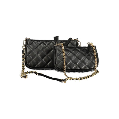 Mario Valentino Black Polyethylene Handbag