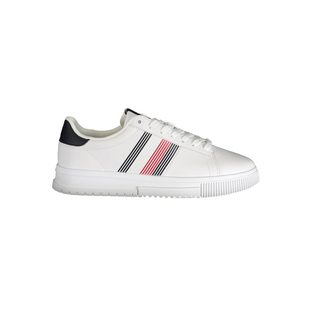Tommy Hilfiger witte polyester sneaker