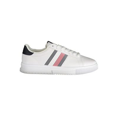 Tommy Hilfiger witte polyester sneaker