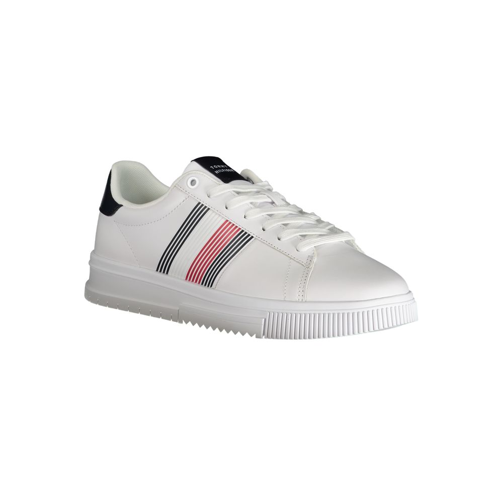 Tommy Hilfiger witte polyester sneaker