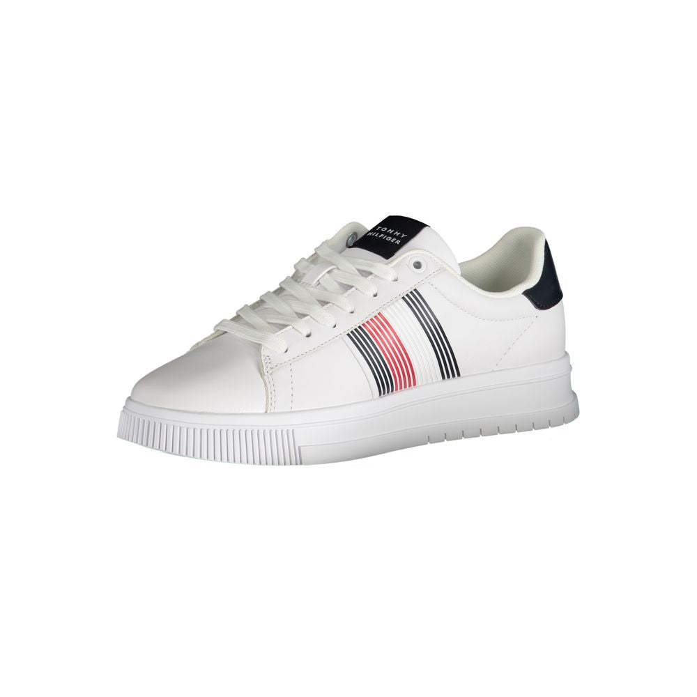 Tommy Hilfiger witte polyester sneaker