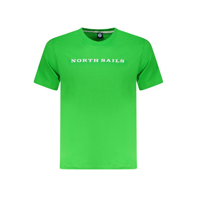 T-shirt homme en coton vert North Sails