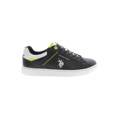 US POLO ASSN. Zwarte polyester herensneaker