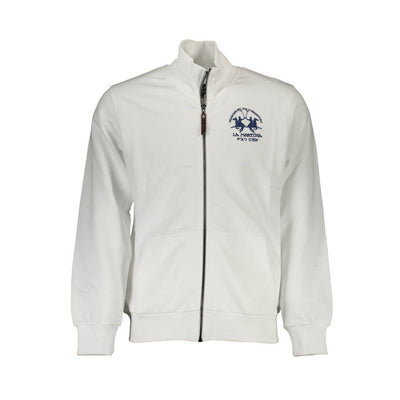 Pull homme en coton blanc La Martina