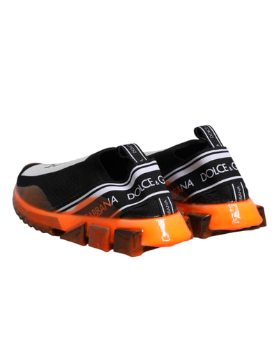 Dolce &amp; Gabbana Zwart Wit Slip On Sorrento Sneakers Schoenen