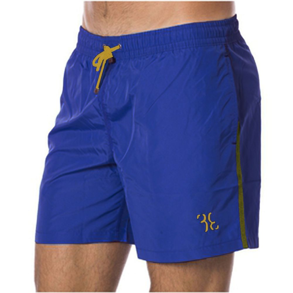 Billionaire Italiaanse Couture Blauwe Polyester Heren Zwembroek