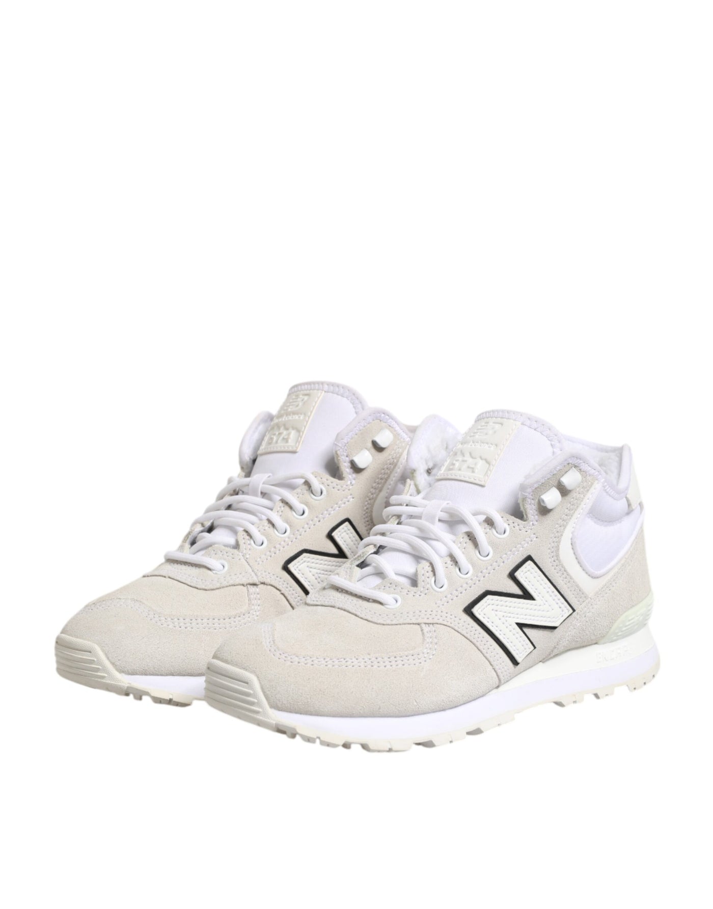 Baskets New Balance en daim blanc cassé