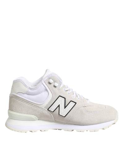 Baskets New Balance en daim blanc cassé