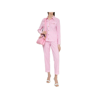 Balmain roze katoenen jeans en broek