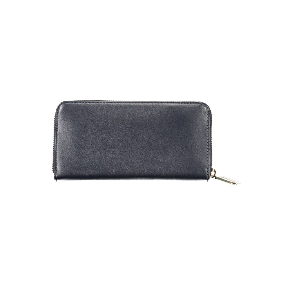 Tommy Hilfiger Blauwe Leren Dames Portemonnee