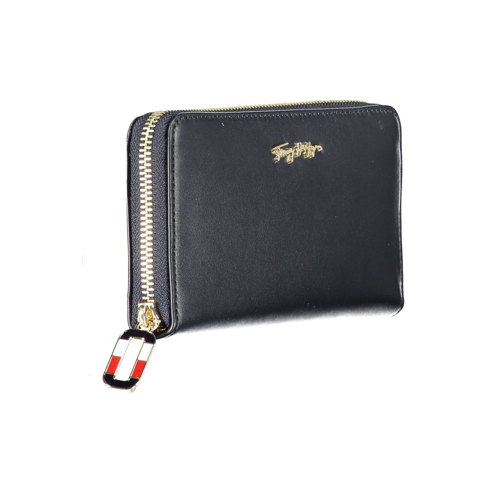 Tommy Hilfiger Blauwe Leren Dames Portemonnee